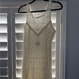 Hollister Cream Lace Dress